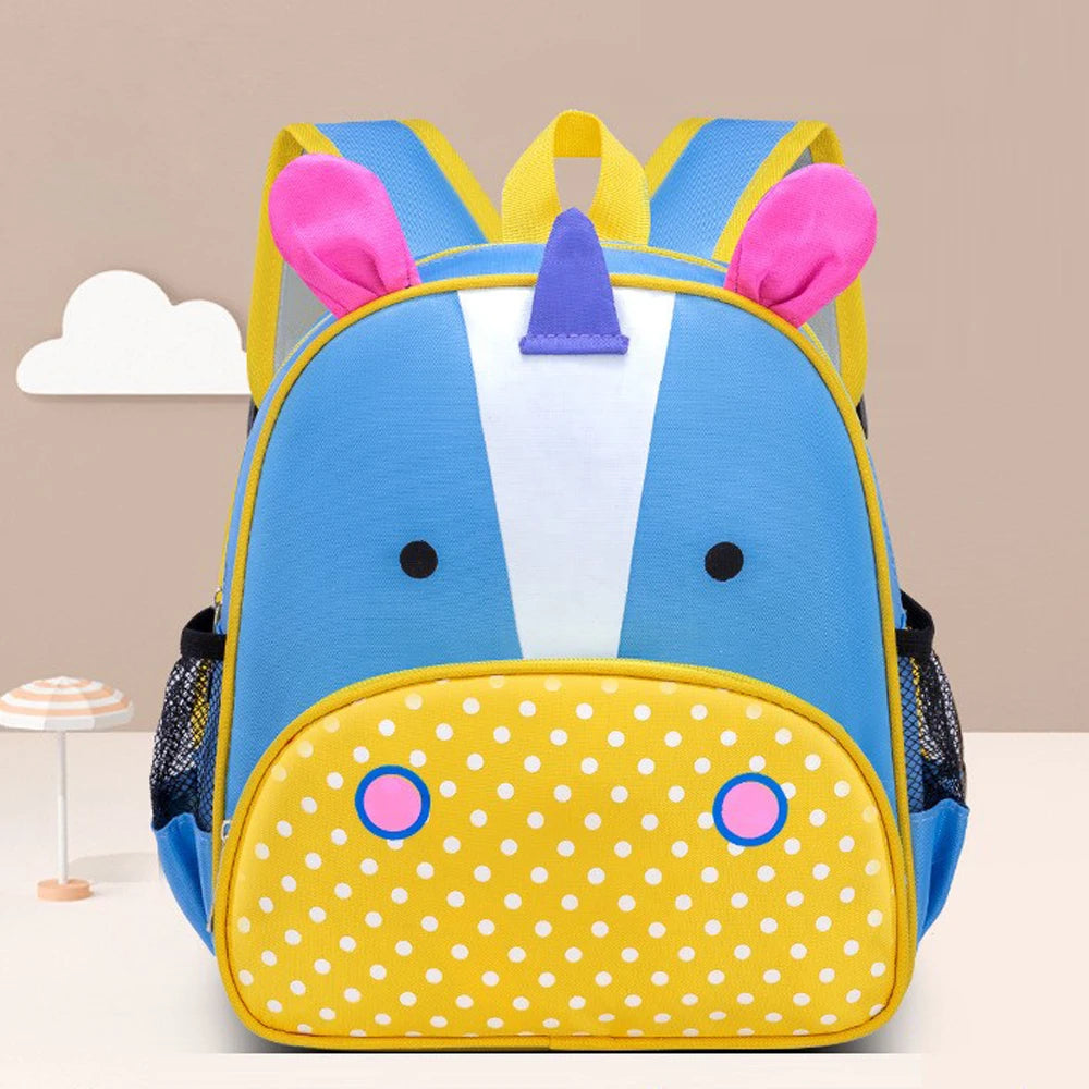 Custom Fashion Cartoon Brand Kid Cute Animal Tiger Anti-lost Toddler Pre School Backpack Harness with Safety Leash