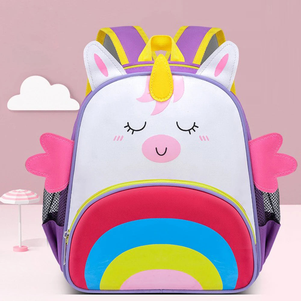 Custom Fashion Cartoon Brand Kid Cute Animal Tiger Anti-lost Toddler Pre School Backpack Harness with Safety Leash
