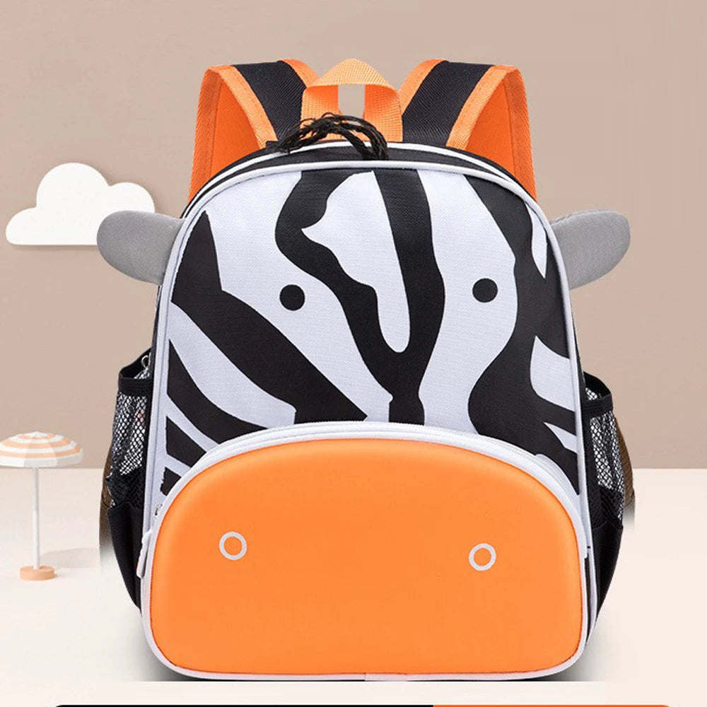 Custom Fashion Cartoon Brand Kid Cute Animal Tiger Anti-lost Toddler Pre School Backpack Harness with Safety Leash