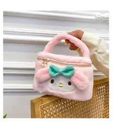 Cartoon Cute Kabi Plush Storage Plush Bag Large Capacity Portable Travel Cosmetic Bag for Boys Girls