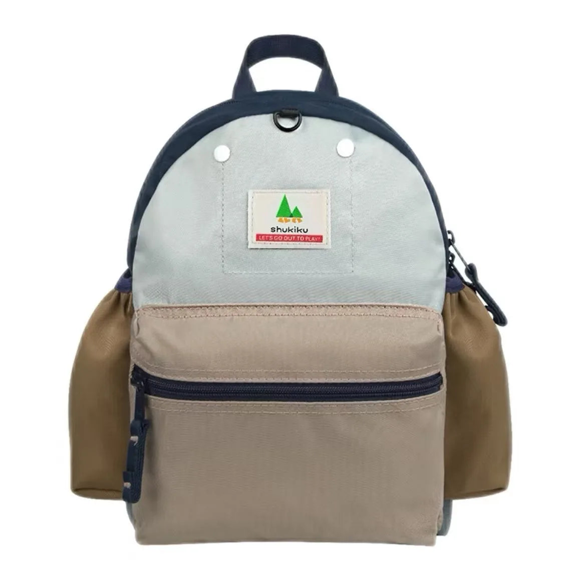 Unisex Kids Anti-Lost Backpack Waterproof Microfiber Leather with Zipper Closure Cartoon Design School Bag for Boys and Girls