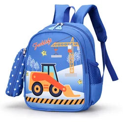 Popular Fashion Waterproof Oxofrd Children School Backpack Girl New Cute Lightweight 3-6 Years Old Cartoon Kindergarten Bag