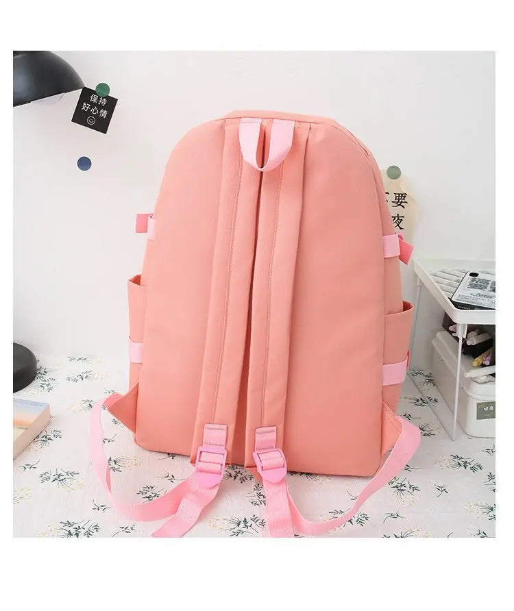Wholesale Custom 4 in 1 Cheap School Bags Outdoor Travel Waterproof Kids Backpacks Set Casual Sports Backpacks for Girls