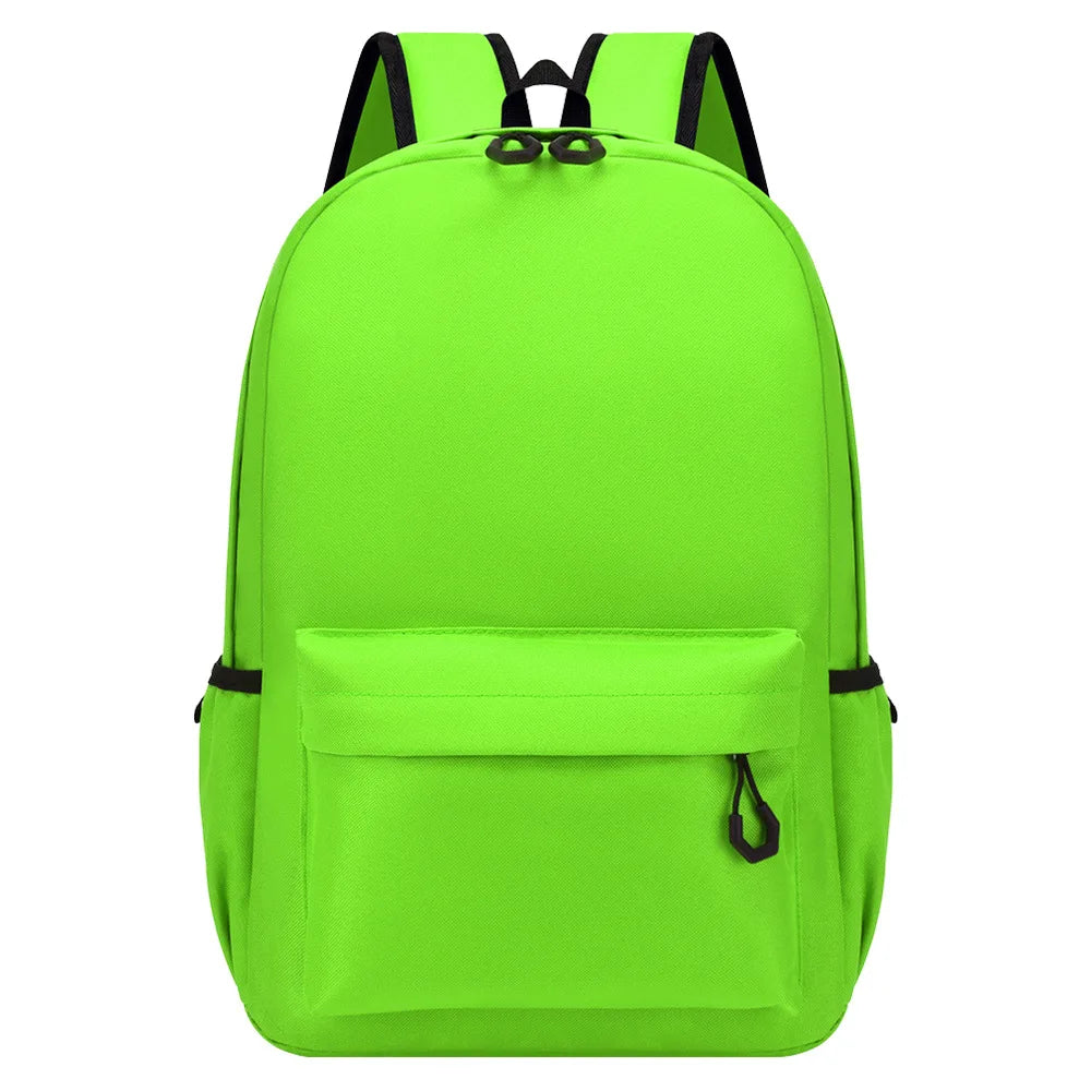 Custom Waterproof Oxford Polyester Travel Backpack School Bag for Kids and High School Students Lightweight Durable Daily Use