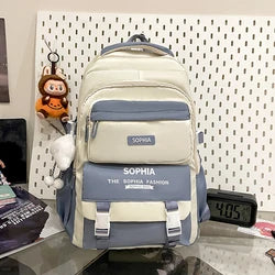 Custom Mini for Pink Pastel Colors Crossbody Backpack for Kids Aged 11 Yrs Women's Traveling Logo Cartoon Set Waterproof Zipper