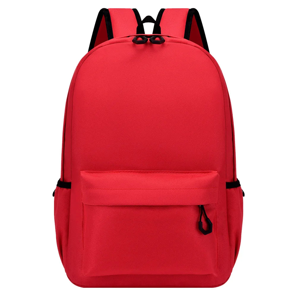 Custom Waterproof Oxford Polyester Travel Backpack School Bag for Kids and High School Students Lightweight Durable Daily Use