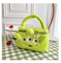 Cartoon Cute Kabi Plush Storage Plush Bag Large Capacity Portable Travel Cosmetic Bag for Boys Girls