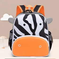 Custom Fashion Cartoon Brand Kid Cute Animal Tiger Anti-lost Toddler Pre School Backpack Harness with Safety Leash