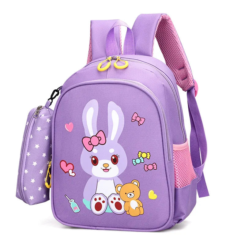 Cheap New Arrival Waterproof Oxford Children's Backpack Cute Cartoon Kids Backpack Kindergarten Primary School Student Bag