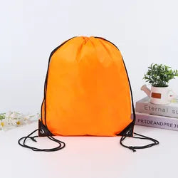 Custom Gym Logos Sublimation Polyester Bags Nylon Beach Sports Lightweight Kids Waterproof Drawstring Backpack