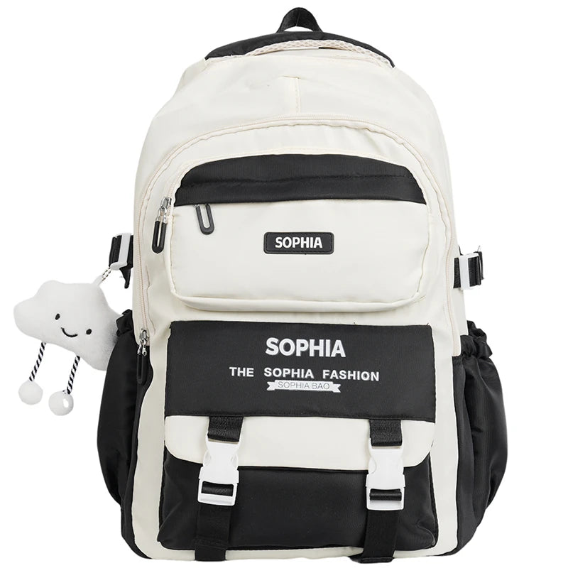 Custom Mini for Pink Pastel Colors Crossbody Backpack for Kids Aged 11 Yrs Women's Traveling Logo Cartoon Set Waterproof Zipper
