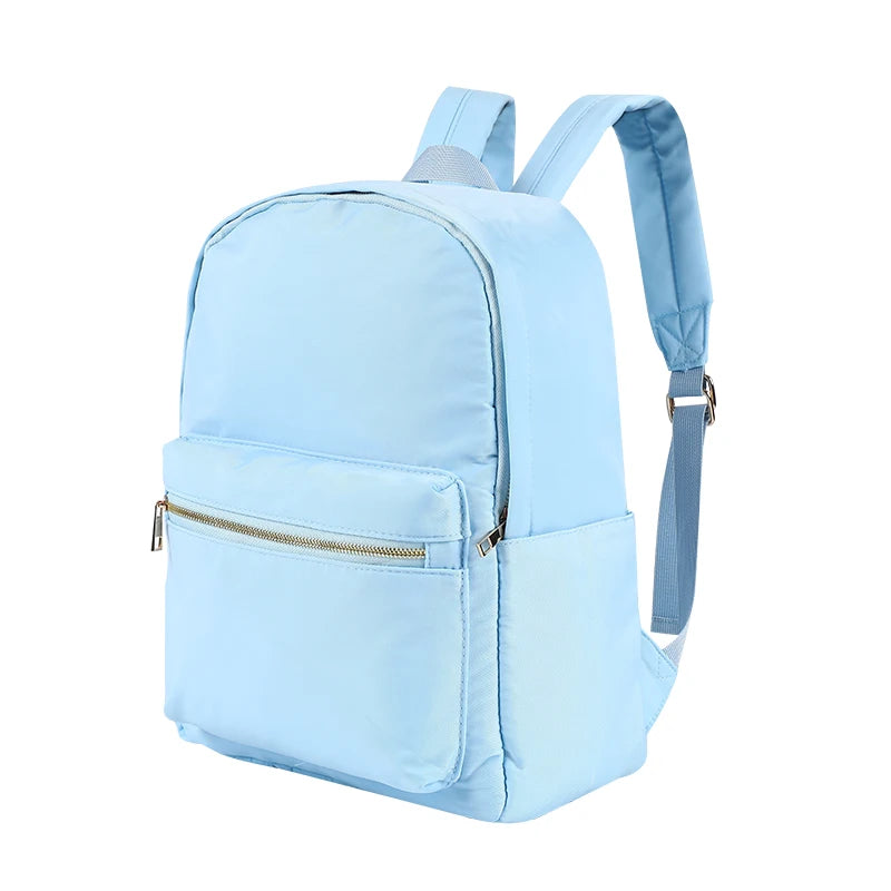 High Quality Student Bagpack 0.8mm Thickness Nylon Fabric Large Capacity Waterproof Nylon School Bags Kids Backpack School