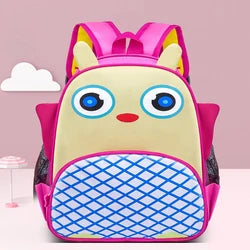 Custom Fashion Cartoon Brand Kid Cute Animal Tiger Anti-lost Toddler Pre School Backpack Harness with Safety Leash