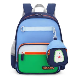2025 Lovely Unisex Zipper Schoolbags Waterproof Fashion School Kids Backpack Polyester Lining Cartoon Design Kid Bag Charms