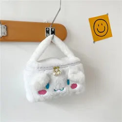 Cartoon Cute Kabi Plush Storage Plush Bag Large Capacity Portable Travel Cosmetic Bag for Boys Girls