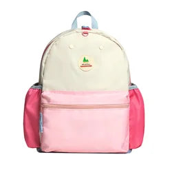 Unisex Kids Anti-Lost Backpack Waterproof Microfiber Leather with Zipper Closure Cartoon Design School Bag for Boys and Girls