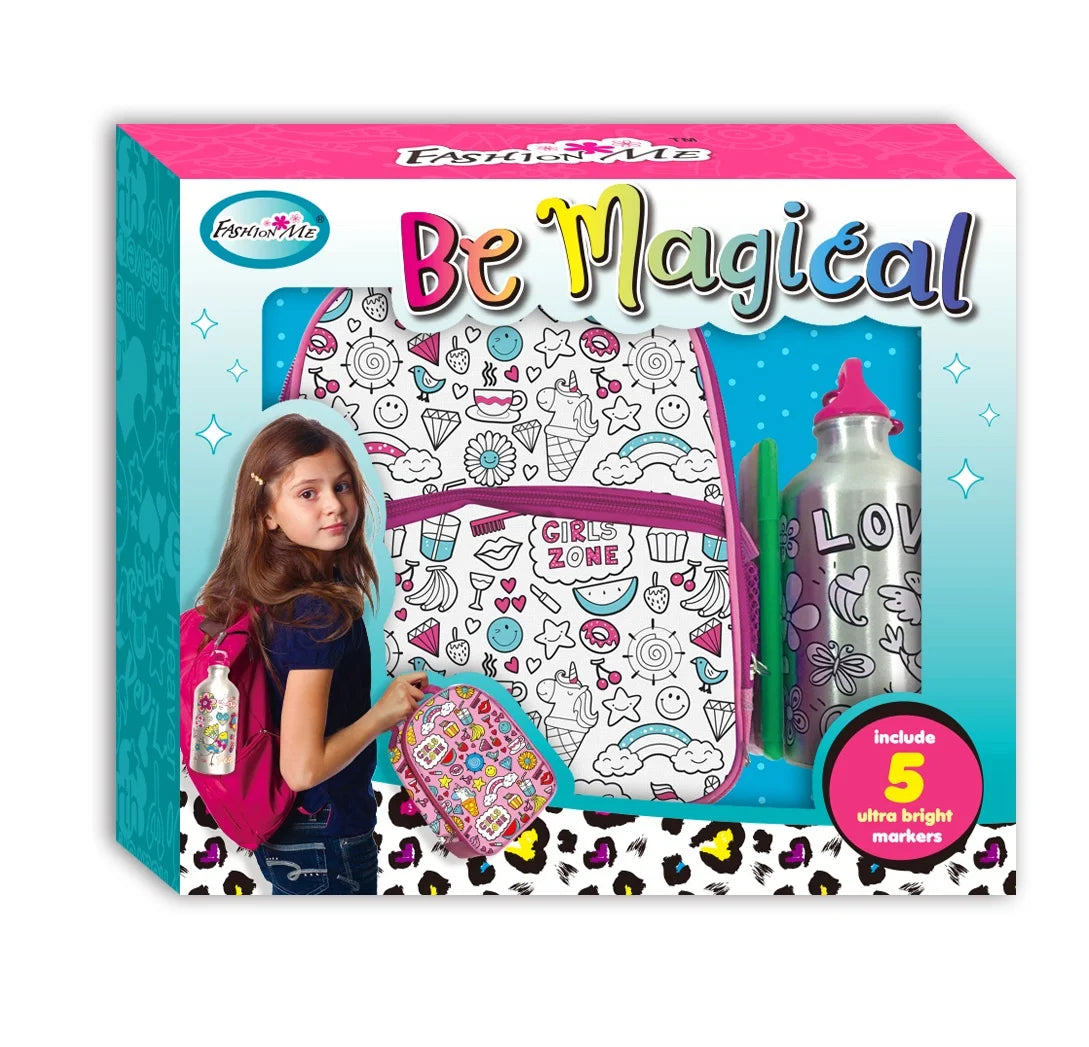 Kids School Backpack for Kids Bookbag with Water Bottle