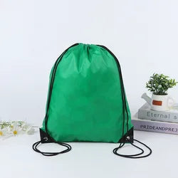 Custom Gym Logos Sublimation Polyester Bags Nylon Beach Sports Lightweight Kids Waterproof Drawstring Backpack