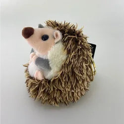 10cm Hedgehog Plush Keychain Stuffed Animal Cute Accessory Backpack Clips Christmas Birthday Gift Toy Plush Kids PomPom Keychain