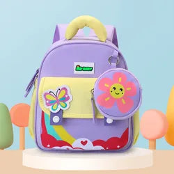 2025 New Design Cartoon Printed Waterproof Kid Backpack Fashionable Polyester Lining Rucksack Zipper Closure for Kindergarten