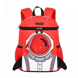 Cool Space Kids Neoprene Backpack Waterproof Fashionable Boys Bucket Bag for Kindergarten Preschool Student Use