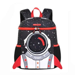 Cool Space Kids Neoprene Backpack Waterproof Fashionable Boys Bucket Bag for Kindergarten Preschool Student Use