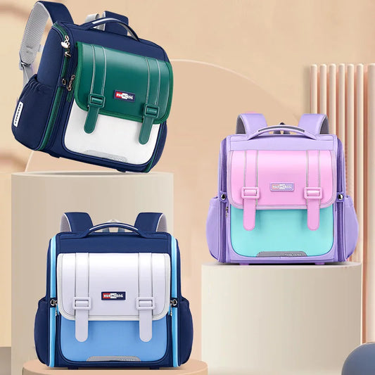 2025 New Fashion Horizontal Version of the Student 1-6 Grade Spine Care Shoulder Bag High Quality Schoolbag