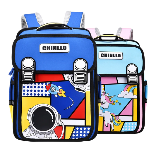 Chinllo Wholesale 2023 Children Backpack Comic Schoolbag Anime Hipster Backpack Bag Cartoon Schoolbags for Kids