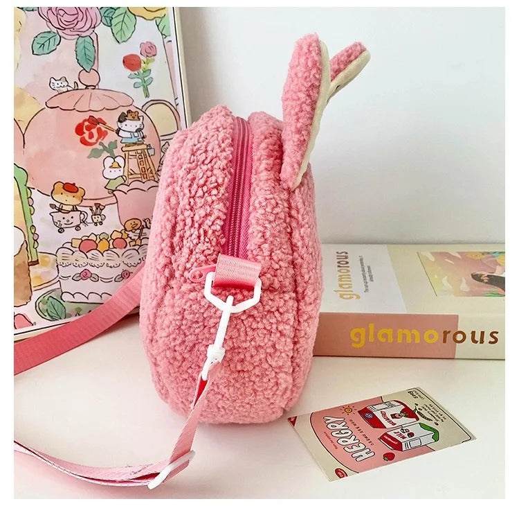 2025 Custom Wholesale High Quality Hot Cute Labubu Bag Cartoon Animal and Logo Pattern Children's PC Coin Plush Labubu Backpack