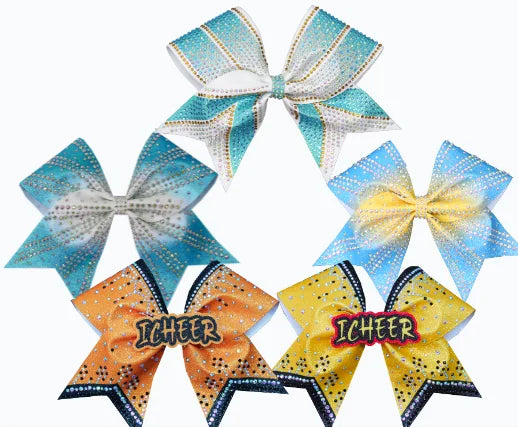Cheerleading Hair Tailless Bows Maroon Cheer Bows and Backpack Cheerleading Accessories Cheer Bow