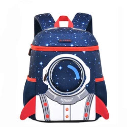 Cool Space Kids Neoprene Backpack Waterproof Fashionable Boys Bucket Bag for Kindergarten Preschool Student Use