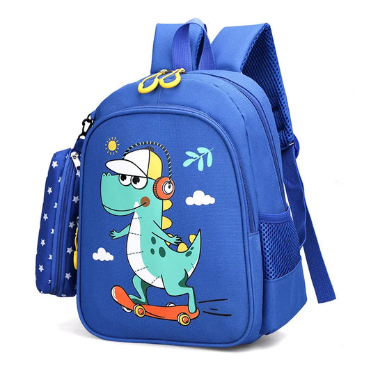 Cheap New Arrival Waterproof Oxford Children's Backpack Cute Cartoon Kids Backpack Kindergarten Primary School Student Bag