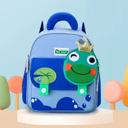2025 New Design Cartoon Printed Waterproof Kid Backpack Fashionable Polyester Lining Rucksack Zipper Closure for Kindergarten