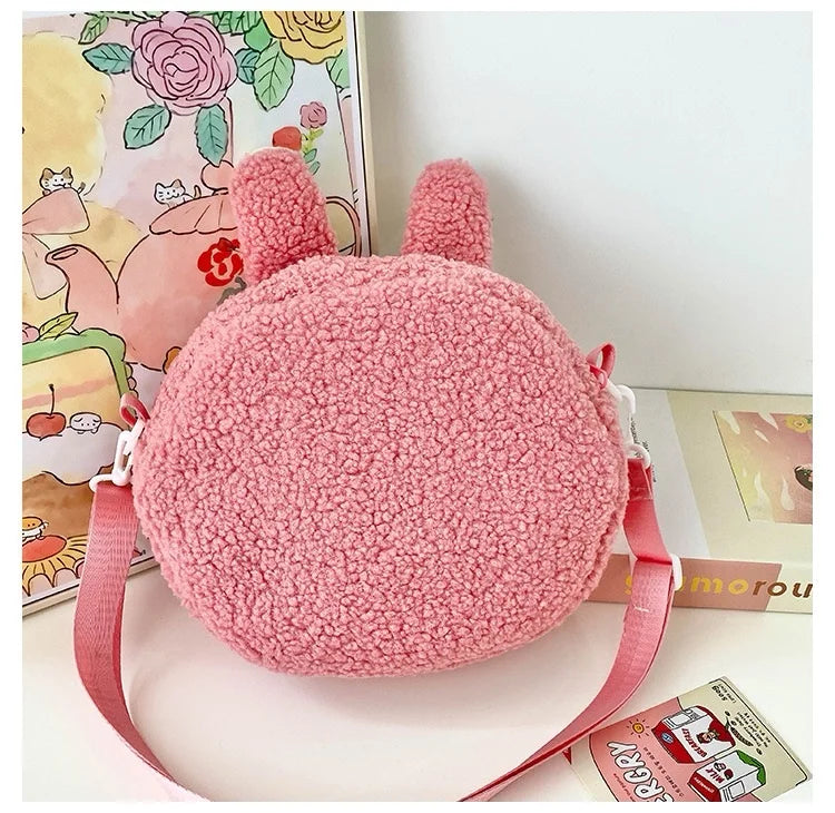 2025 Custom Wholesale High Quality Hot Cute Labubu Bag Cartoon Animal and Logo Pattern Children's PC Coin Plush Labubu Backpack