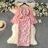 New Women's Clothing Wholesale Fashion Clothing Elegant Ladies Casual Dresses Retro Long Sleeve Dresses Women